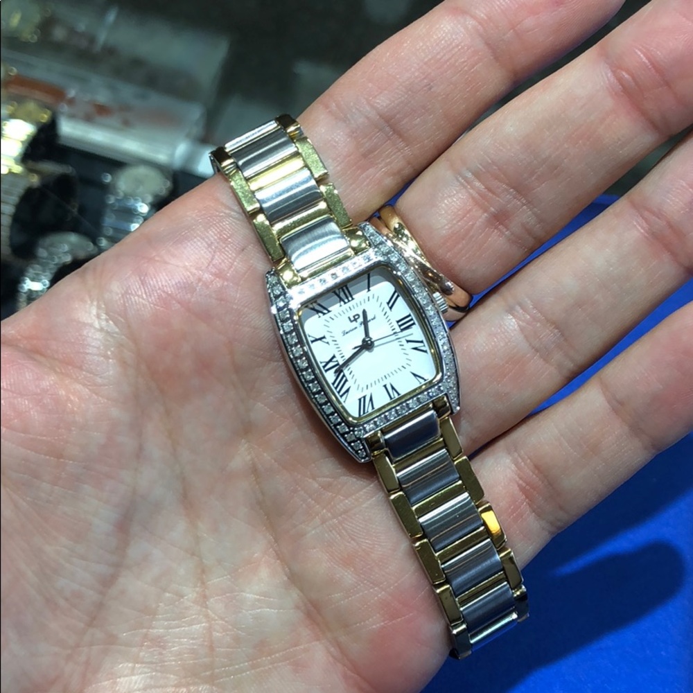 Lucien Piccard Ladies Diamond Two Tone Watch!!! - Picture 5 of 5